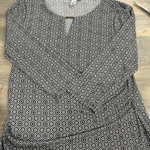 White House Black Market women’s large long sleeve top .